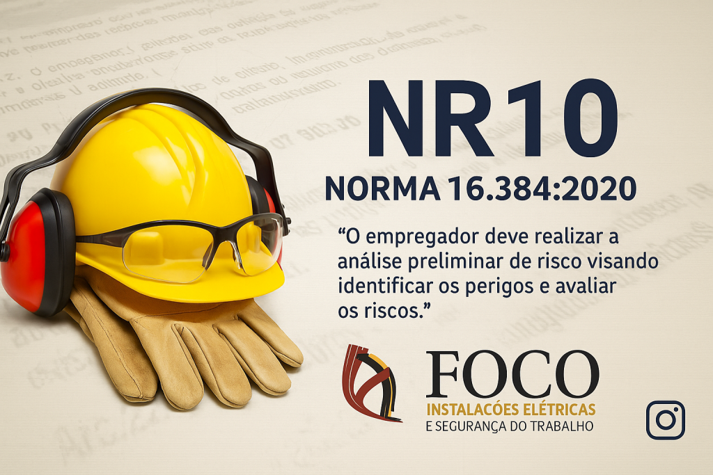 NR10 – Segurança em Serviços em Eletricidade - Imagem relacionada ao serviço NR10 Segurança em serviços com eletricidade – FOCO Instalações Elétricas