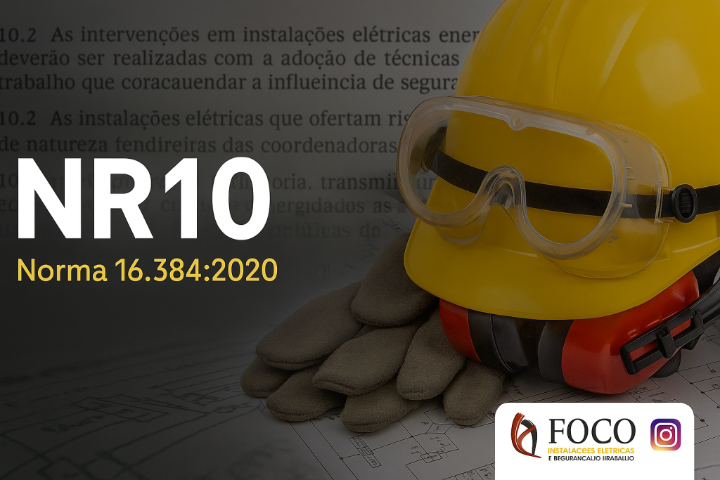 NR10 – Segurança em Serviços em Eletricidade - Imagem relacionada ao serviço Imagem da NR10 - Segurança em Instalações Elétricas pela FOCO