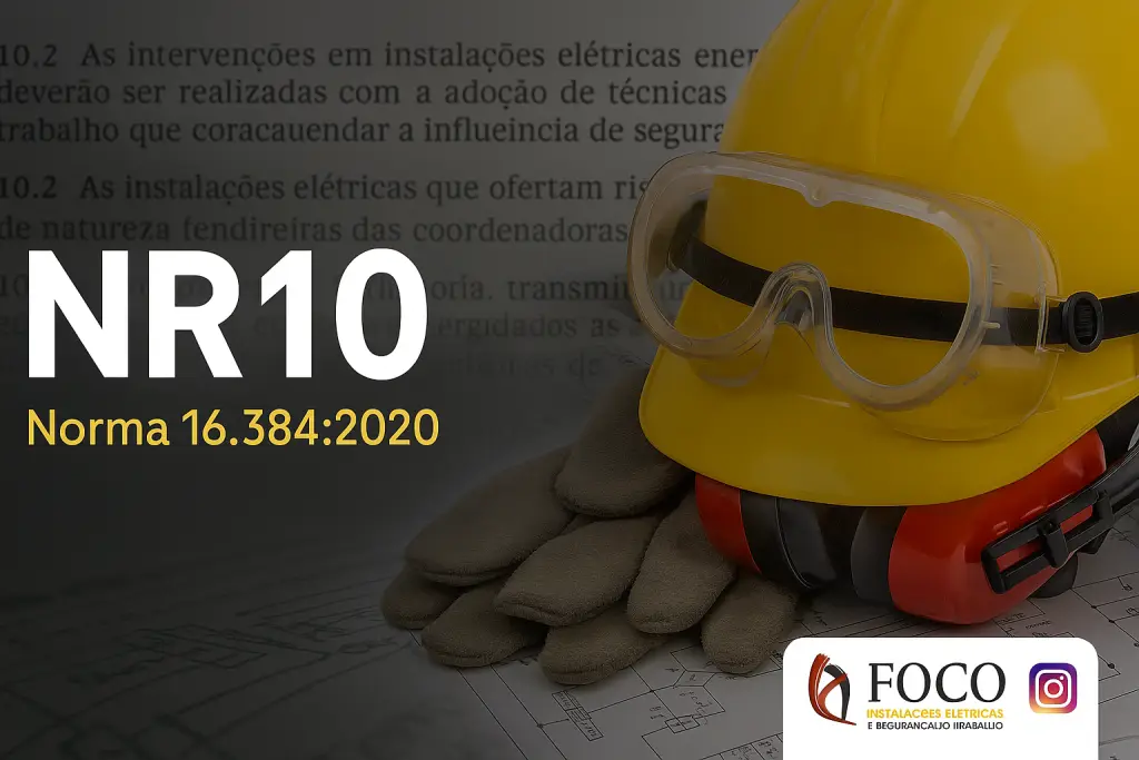 Imagem da NR10 - Segurança em Instalações Elétricas pela FOCO